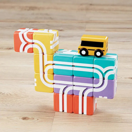 *NEW* Qbi Happy School Bus: Stack and Stay