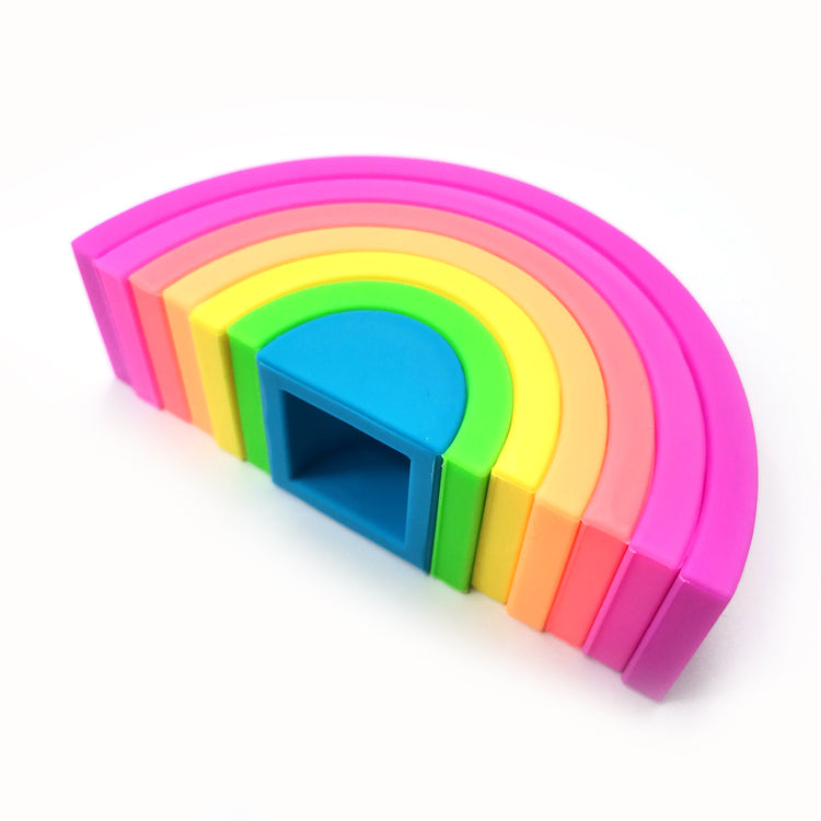 Silicone Rainbow Stacker (Small)