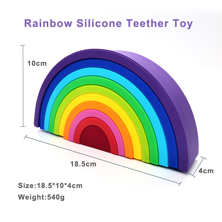 Silicone Rainbow Stacker (Big)