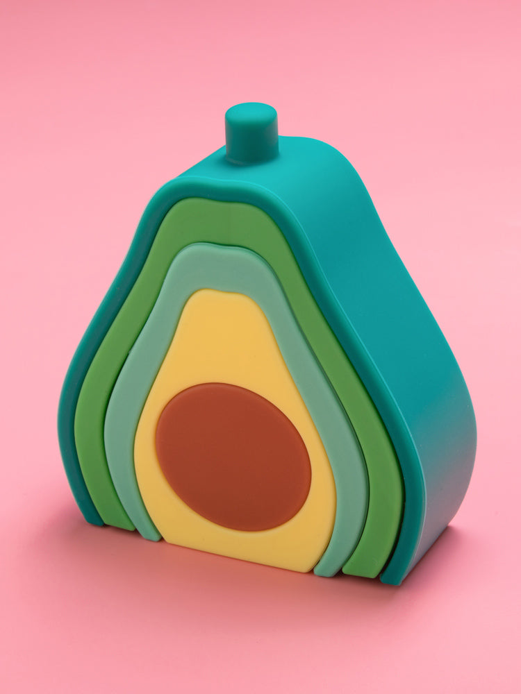 Silicone Avocado Teether Stacker