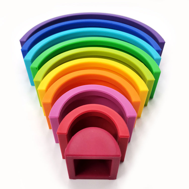 Silicone Rainbow Stacker (Big)